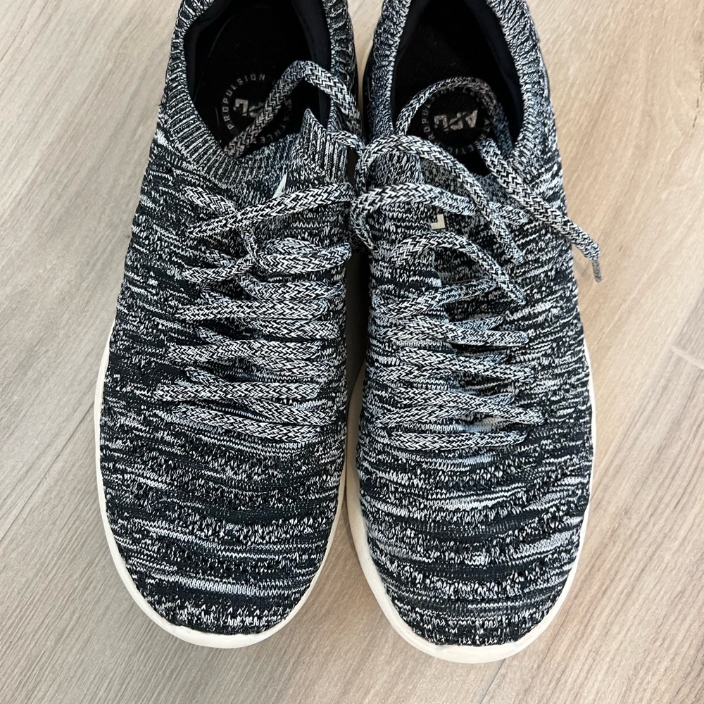 APL Black and White Knit Sneakers